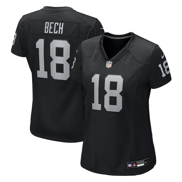 Jack Bech Las Vegas Raiders Nike Women's Team Game Jersey -  Black