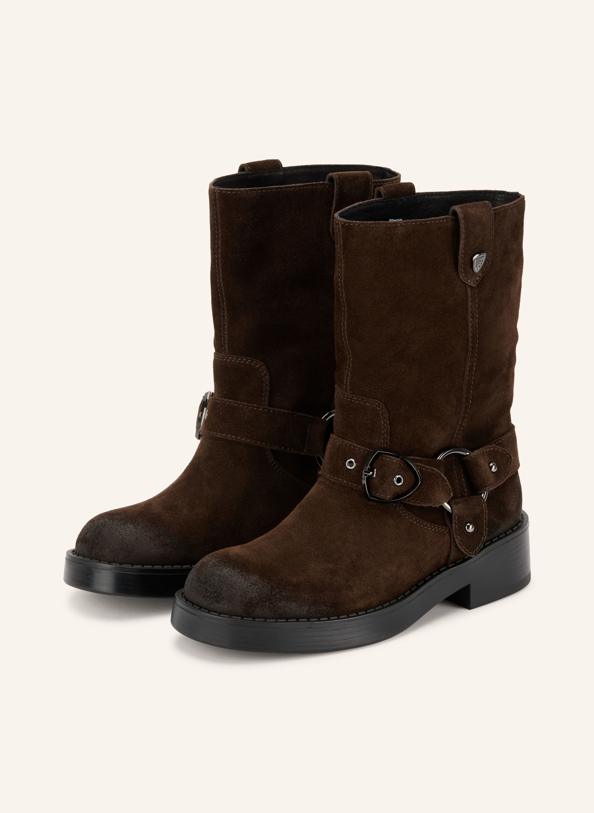 Blauer Biker Boots HUNTY