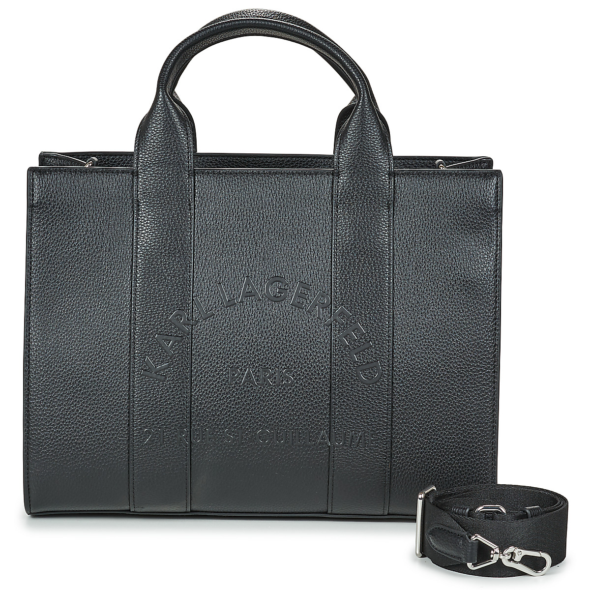 Karl Lagerfeld - K/RSG PEBBLE SQUARE MED TOTE - Black