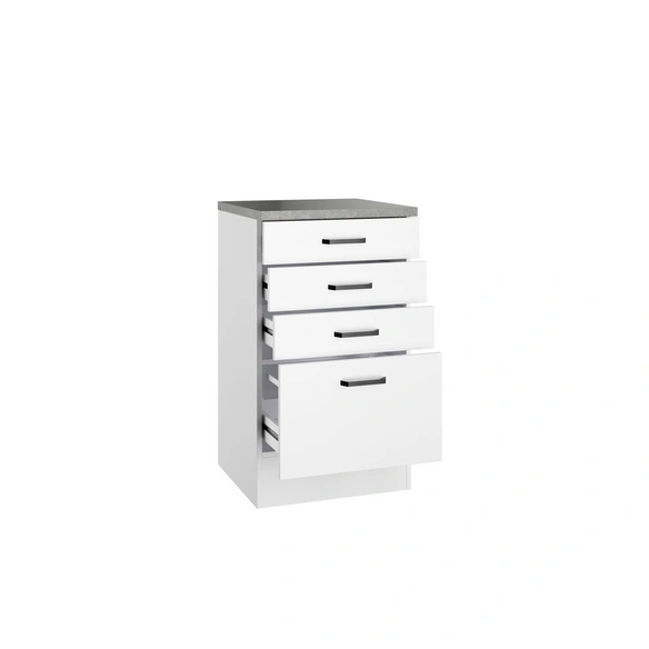 Unterschrank »OPTImulti MUBO U545-1  «, BxTxH: 50 x 50 x 88 cm, Weiß (Bonn214)