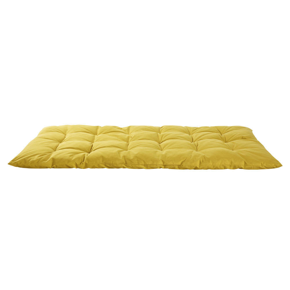 - Matelas gaddiposh en coton jaune moutarde 60x120