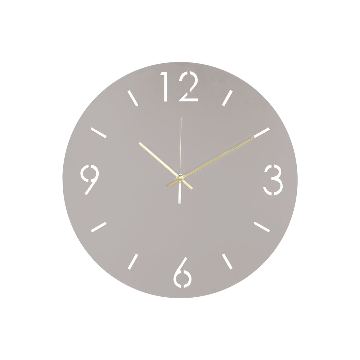 Spinder Design klok Time Ø 40 - Silky Taupe