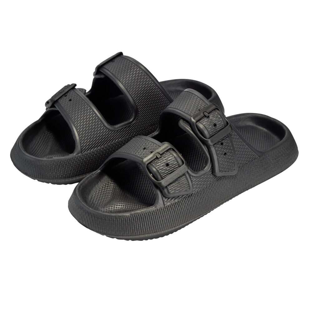 Sandales unisex 2 brides plastique noir 36/37