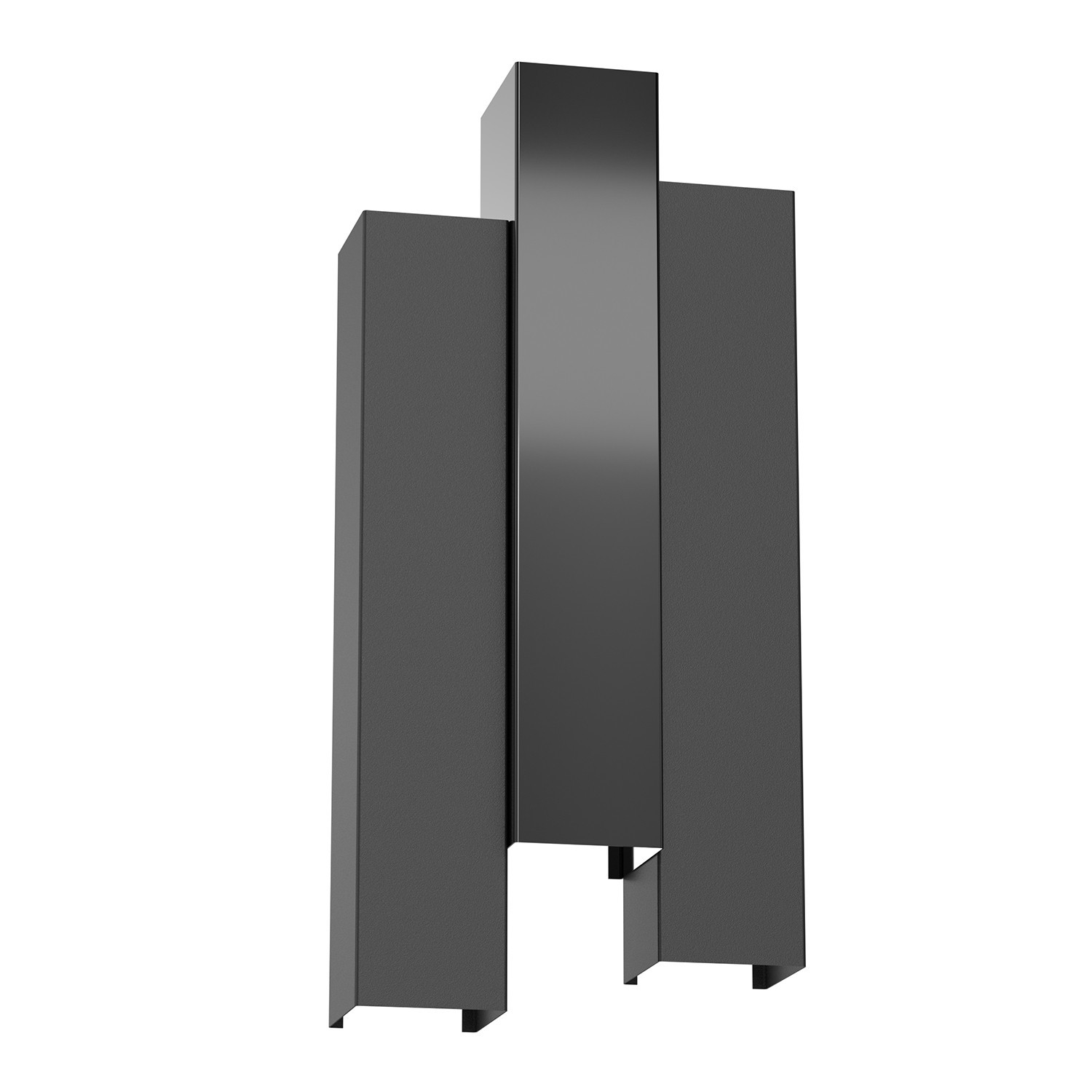 Kinkiet czarny Wall 6xGU10x8W wym:72x34x11,5cm IP20 Luminex
