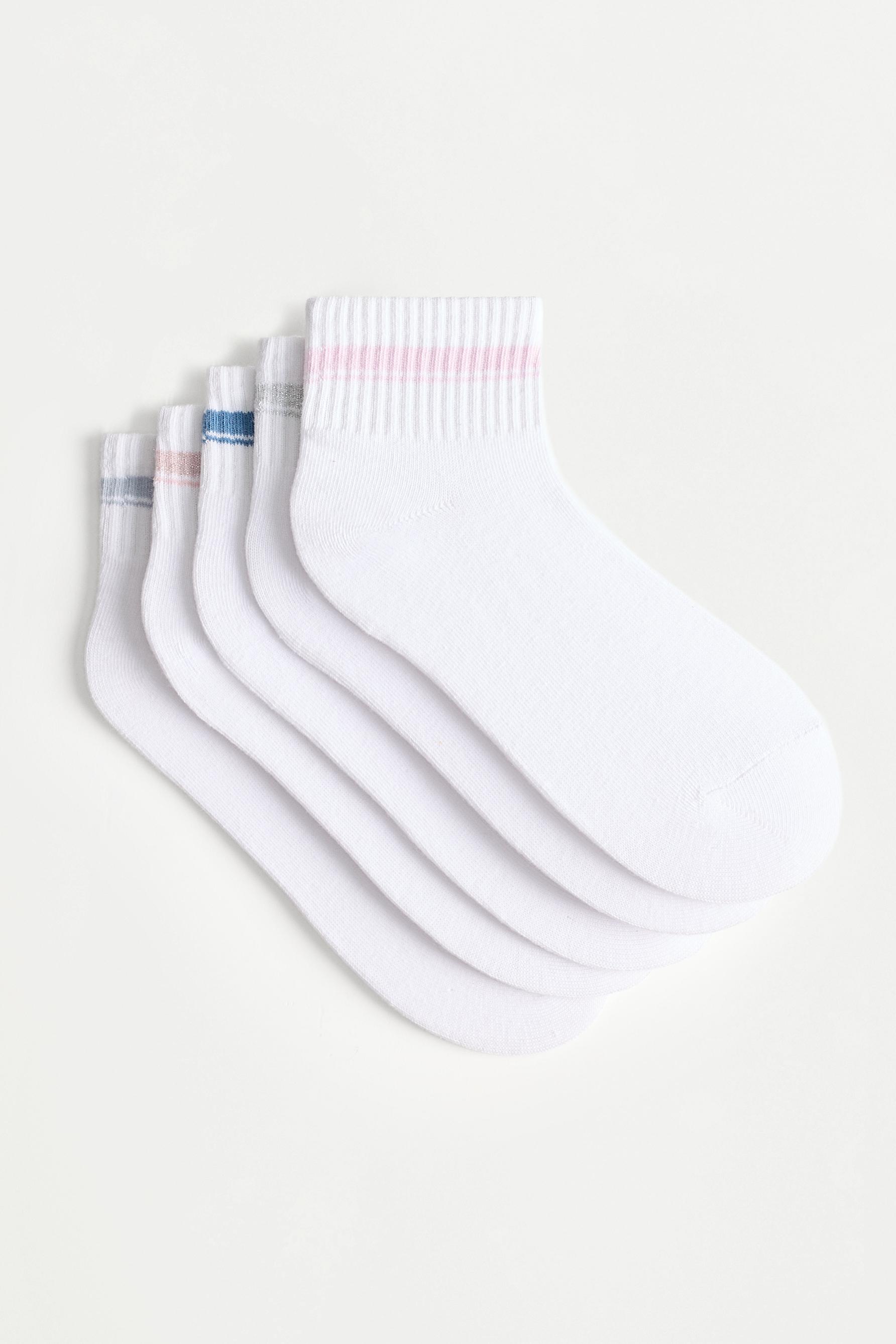 Calcetines tobilleros rayas (Pack 5)