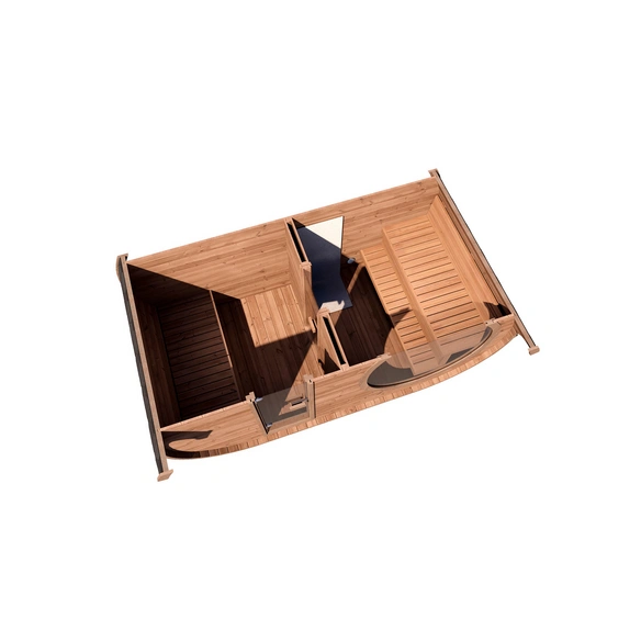 Saunahaus »Oval Keila«, ThermoWood