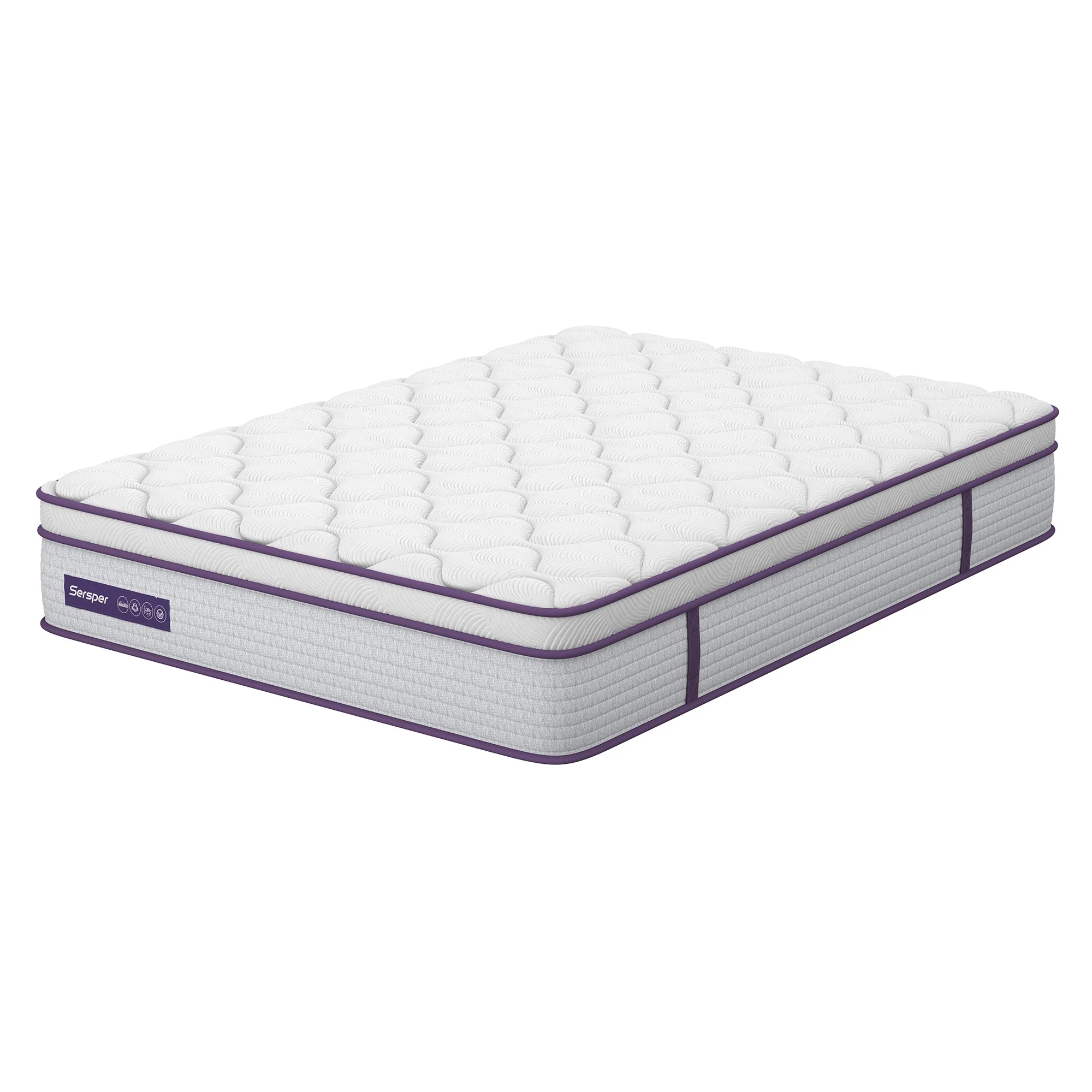 10 Inch Memory Foam Hybrid Mattress,Euro Top Mattress in a Box,Twin Full Queen Mattress