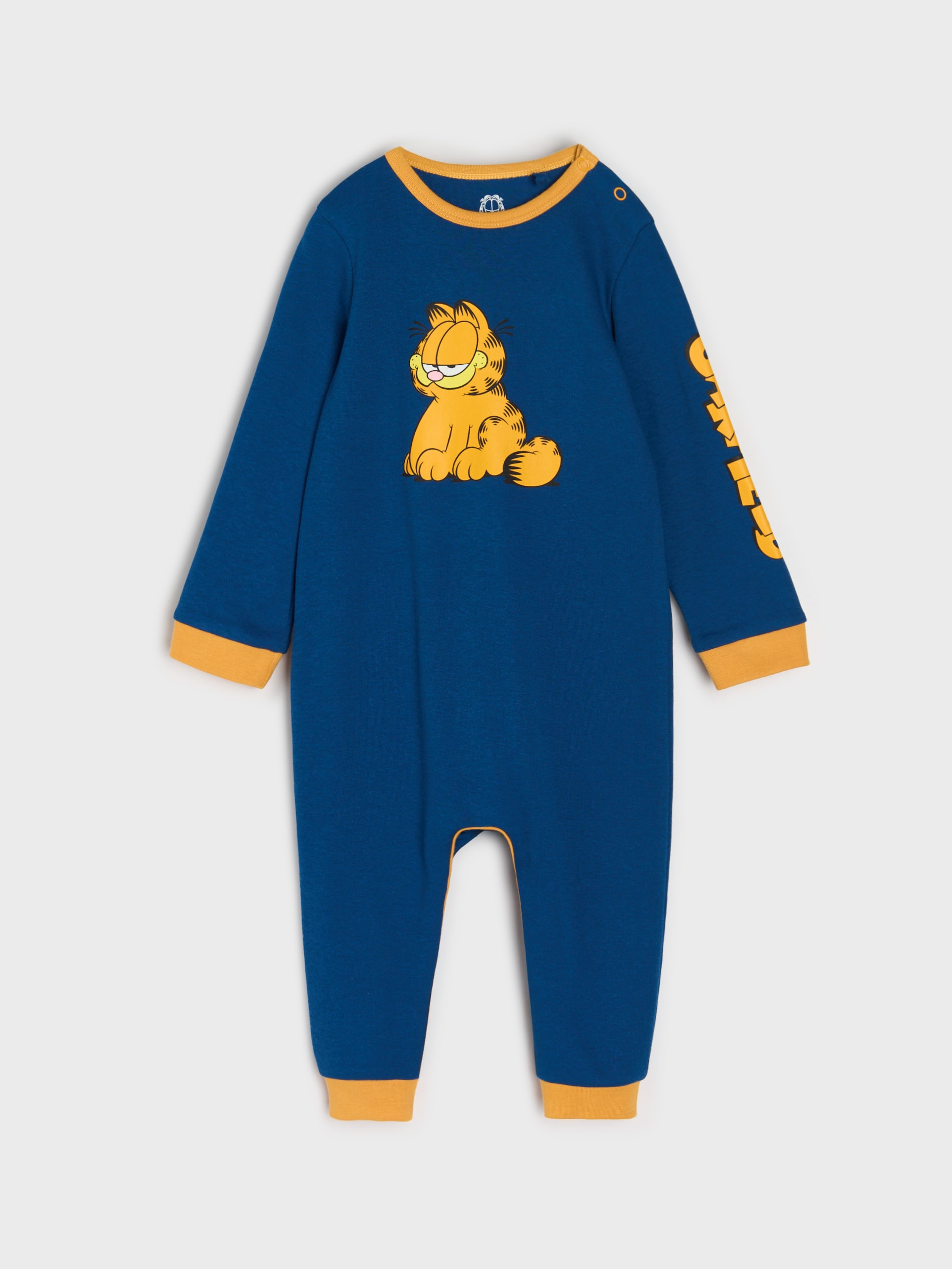 Bawełniany pajacyk z nadrukiem Garfield