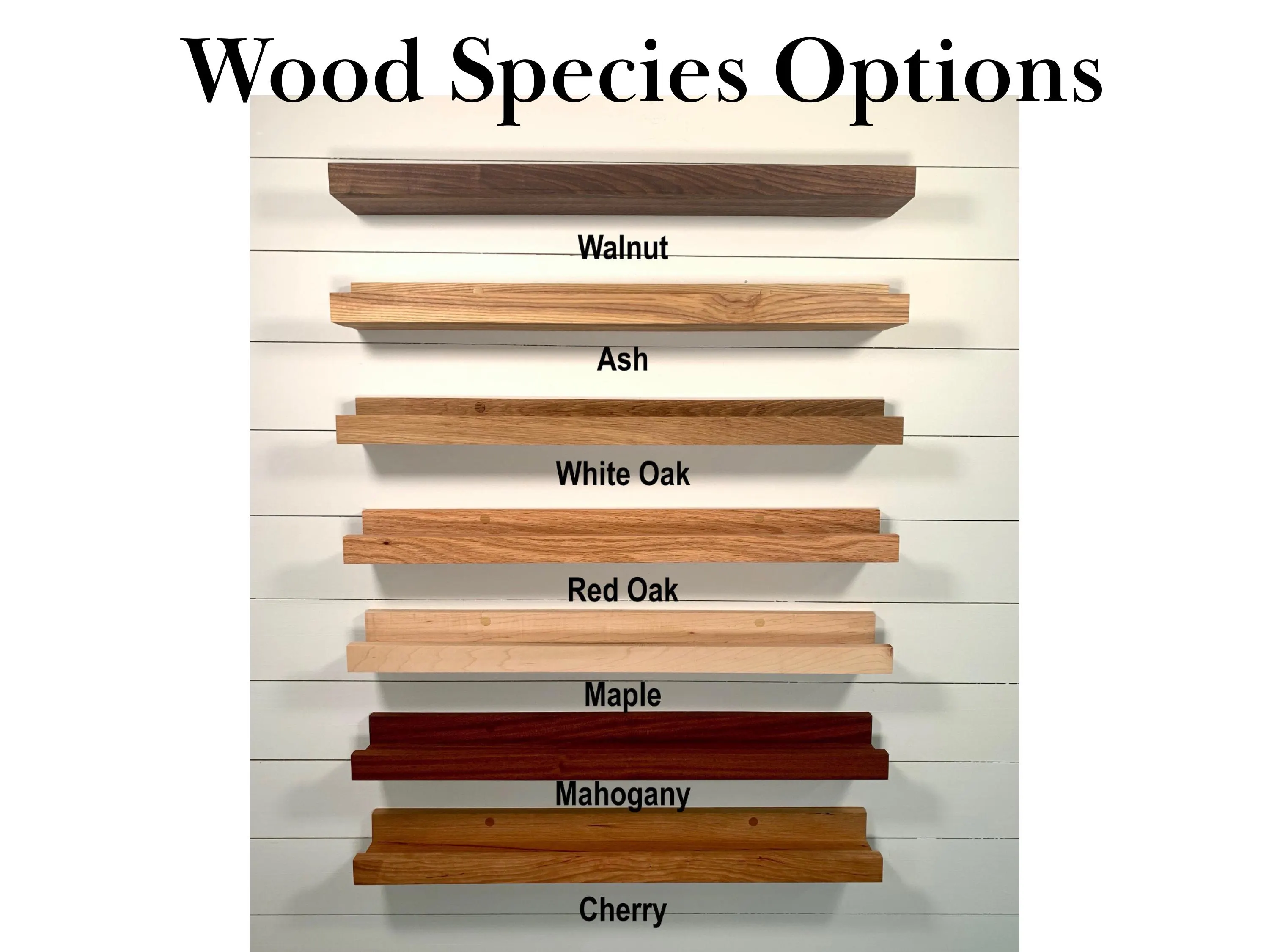 Floating Picture Ledge Wall Shelf, Floating Shelf, handmade with solid hardwood, ideal for home and office space