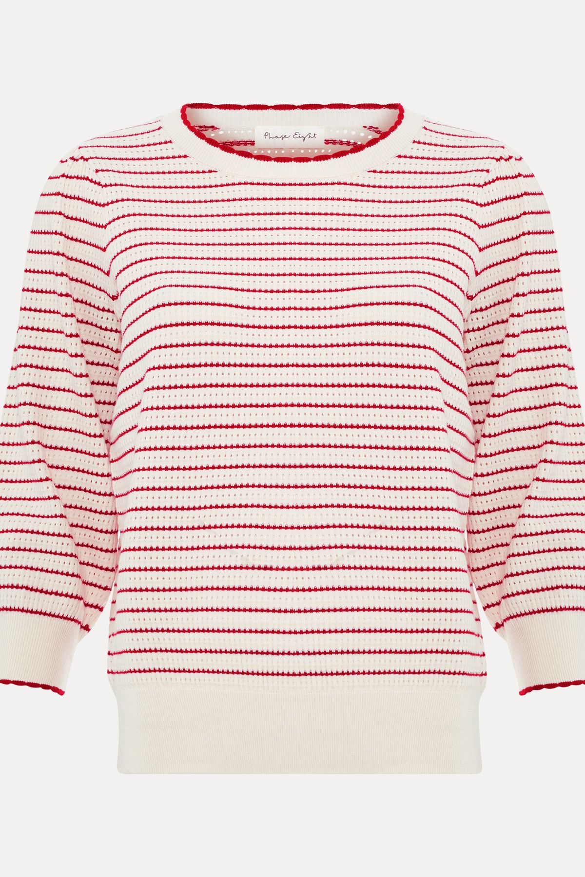 Phase Eight Angel 3/4 Sleeve Stripe Jumper