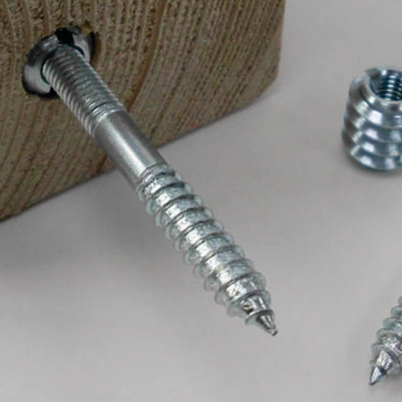 Einschraubmutter, M6, Silber, Stahl