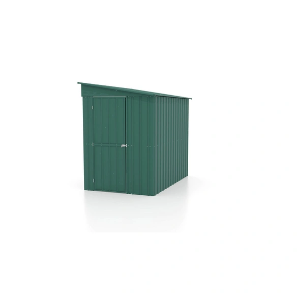 Gerätehaus »LeanTo«, Stahl, Pultdach, 3,37 m², BxT: 155 x 242 cm, jade