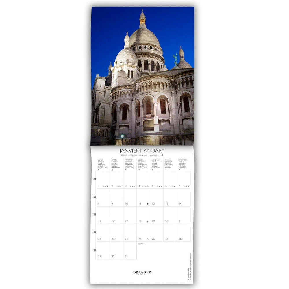 - Petit calendrier mural 14x18  cm - 2024 - Paris