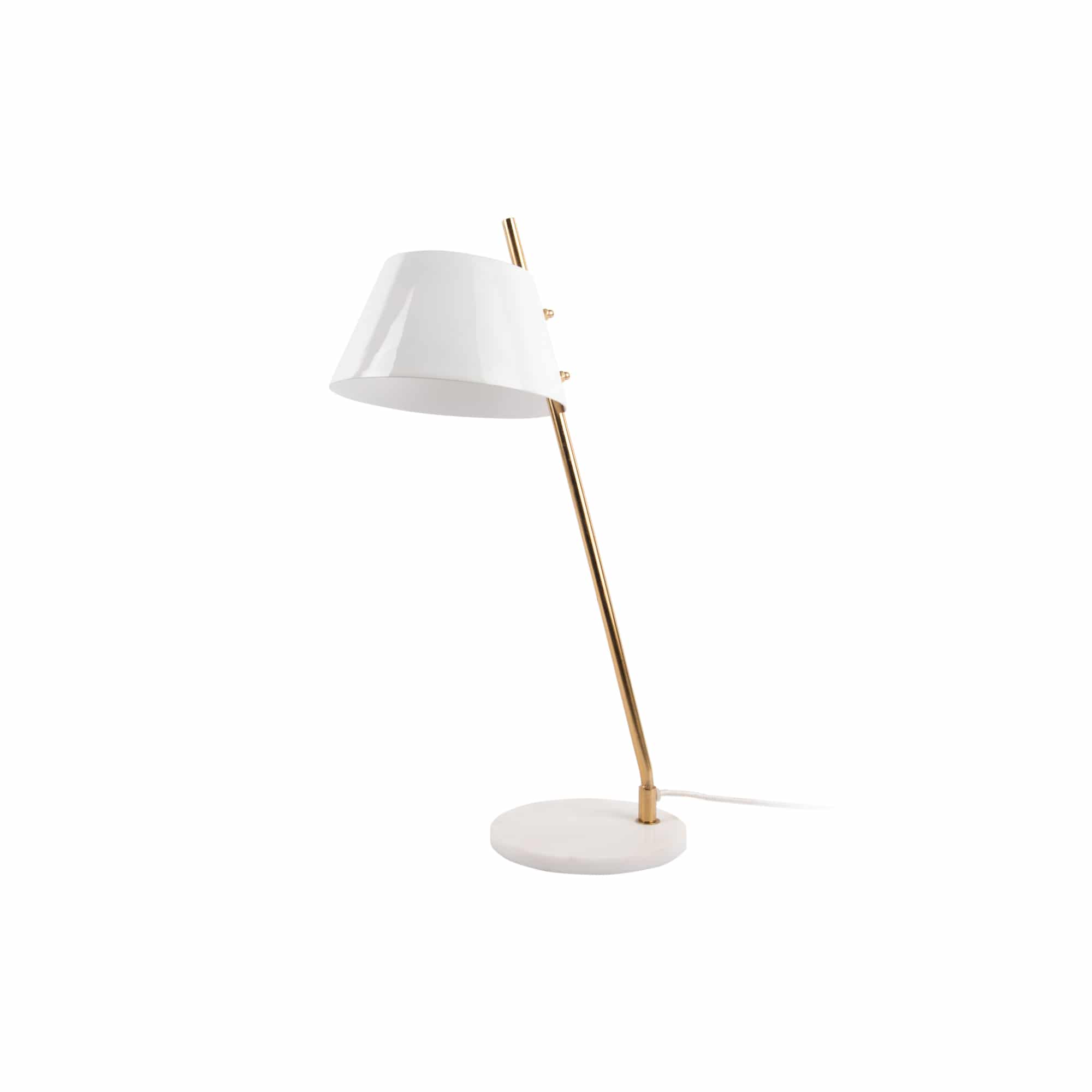 Leitmotiv tafellamp Savvy - wit - 19x33x53cm