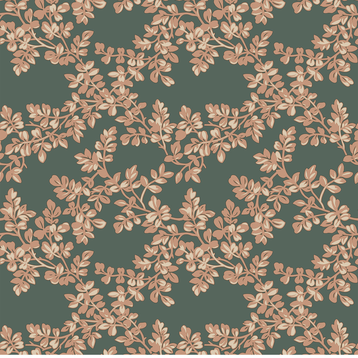 Laura Ashley Vliesbehang - Burnham Fern - 10mx52cm