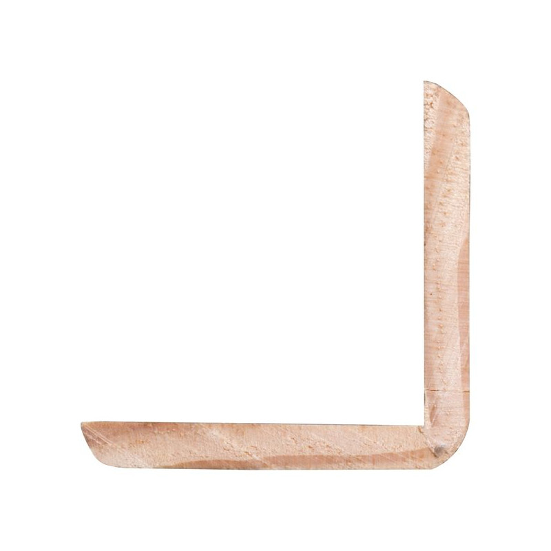 Cornière d'angle en pin 270 x 4,4 x 4,4 cm