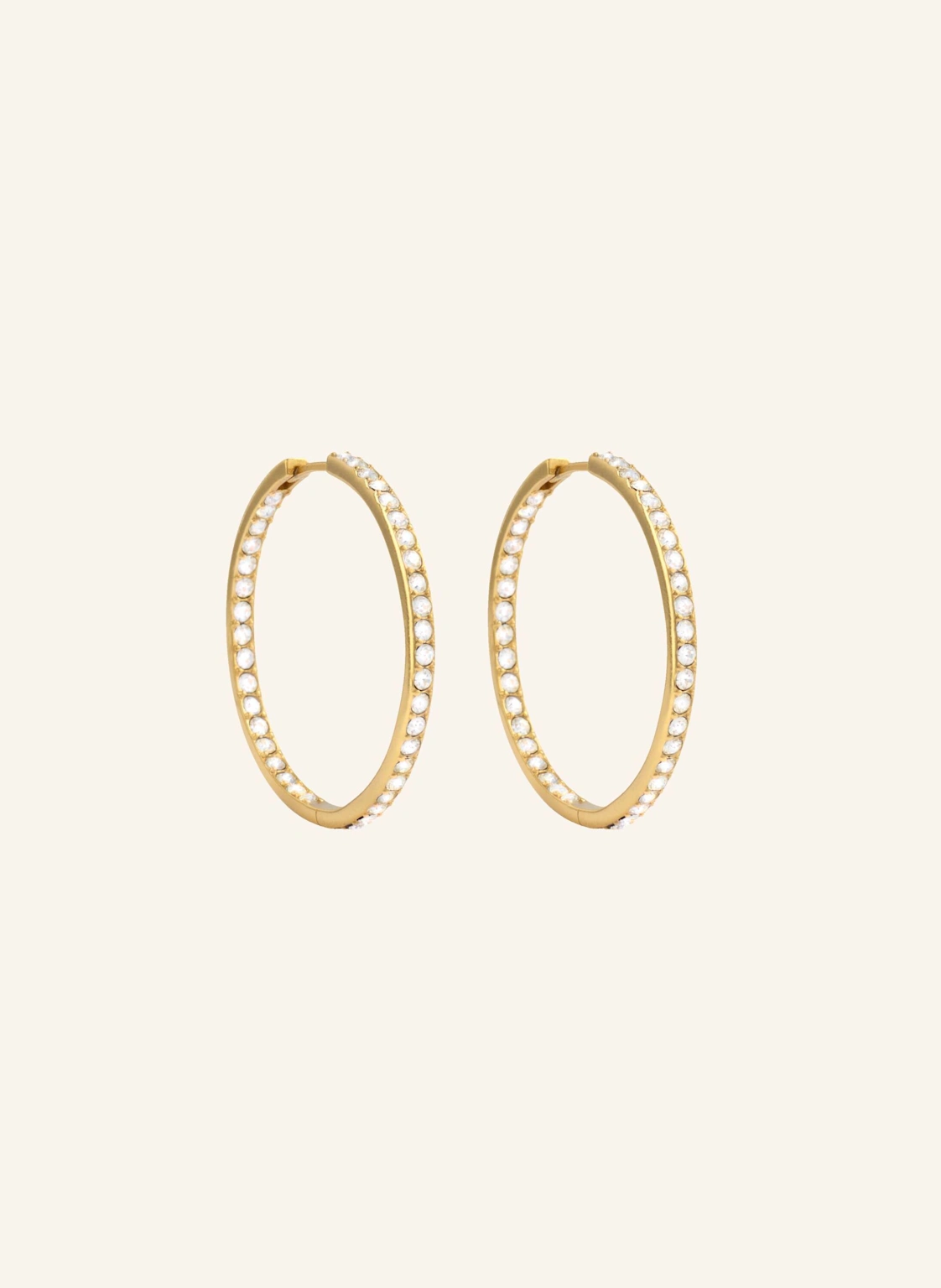 Pompidou Creolen LILLIAN BIGGIE PAVé by GLAMBOU
