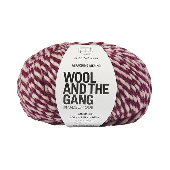 Wool and the Gang Cameo Red Alpachino Merino Twist 100g