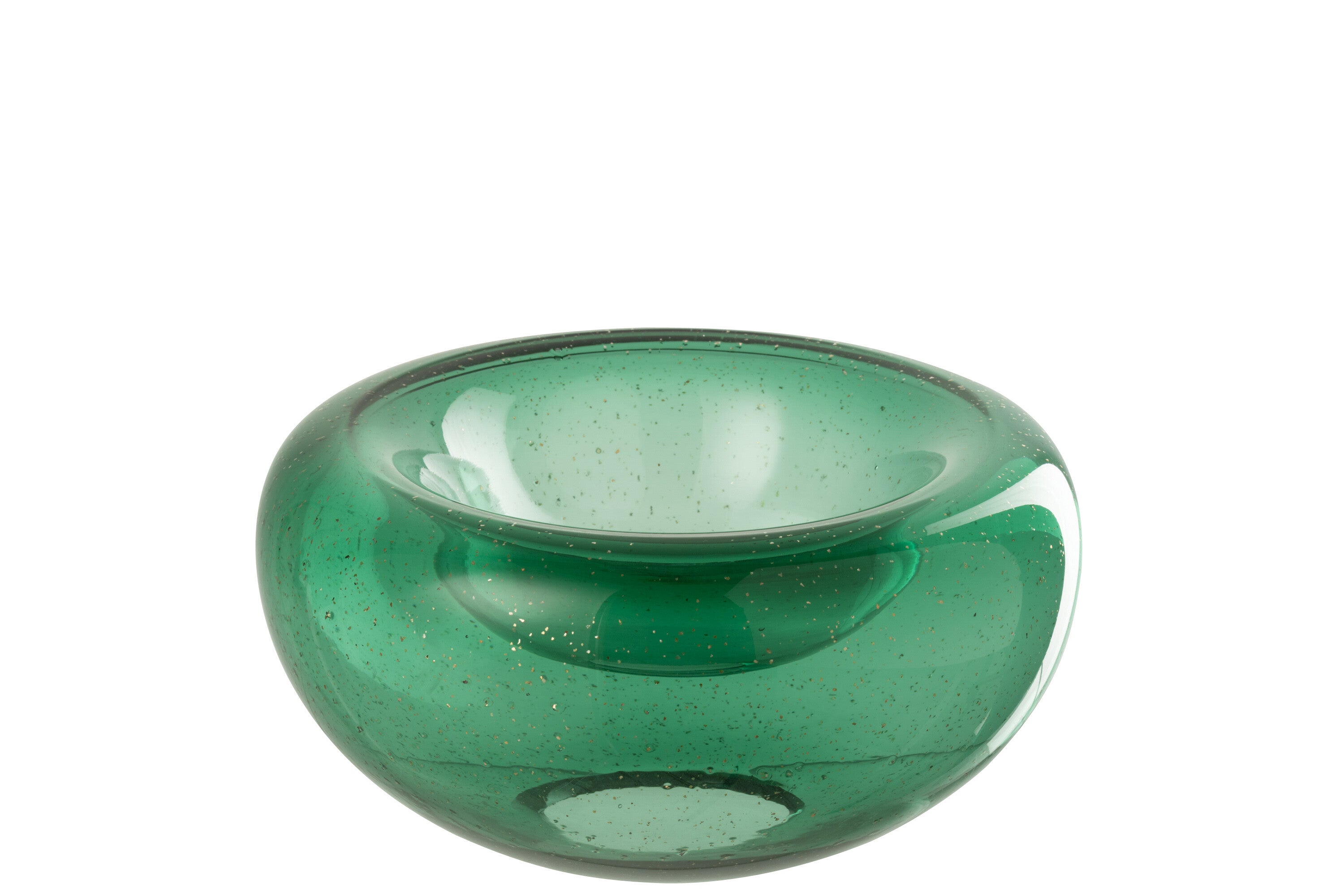 J-Line sierschaal Carol - glas - groen - small