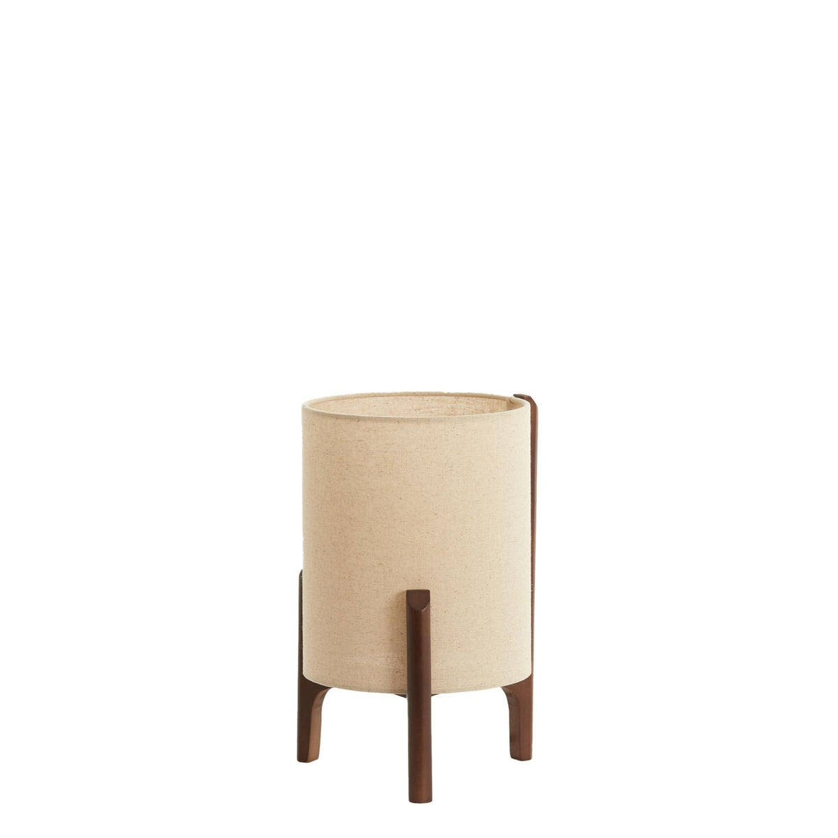 Light & Living tafellamp Litto - donkerbruin - Ø22cm