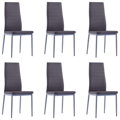 NNEVL Seven Piece Dining Set Grey