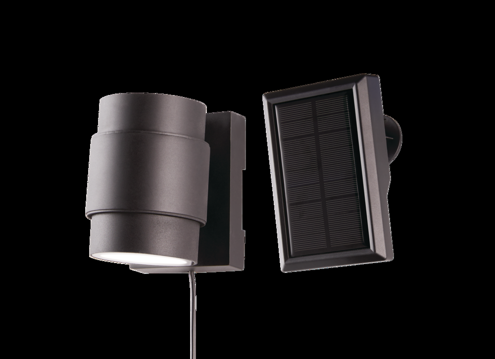 CANVAS Dawn Outdoor Solar Powered LED Post & Wall Spotlight