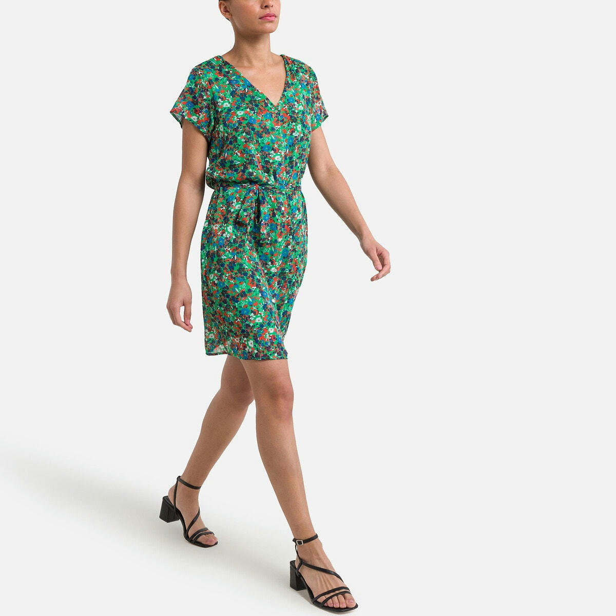 Robe courte imprimée