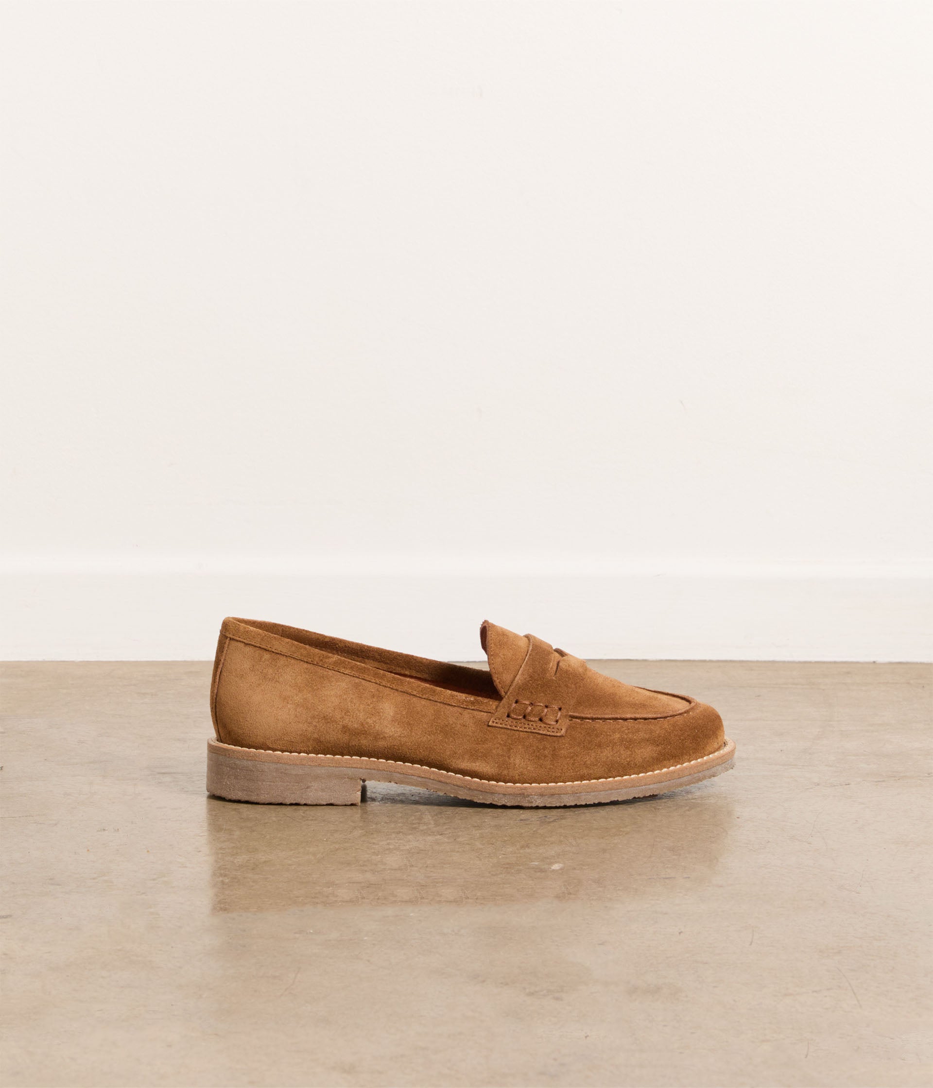 Mocassins velours camel Judith