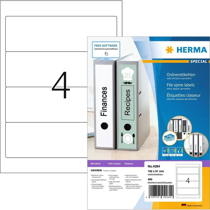 Etiketten 100er-Set Herma