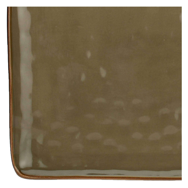 Taca prostokątna Concerto Grigio Tortora - Szaro-brązowy, 36 x 26.5 cm