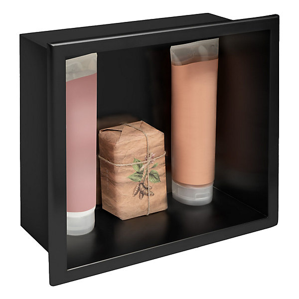 ETAGÈRE DE SALLE TUTUMI 30X30X10 MATTE BLACK