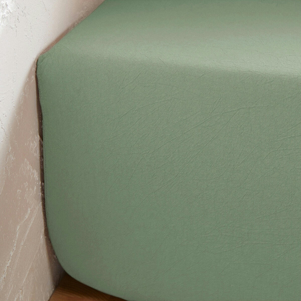 Drap-housse 50% coton recyclé bonnet 30 cm, Erwin