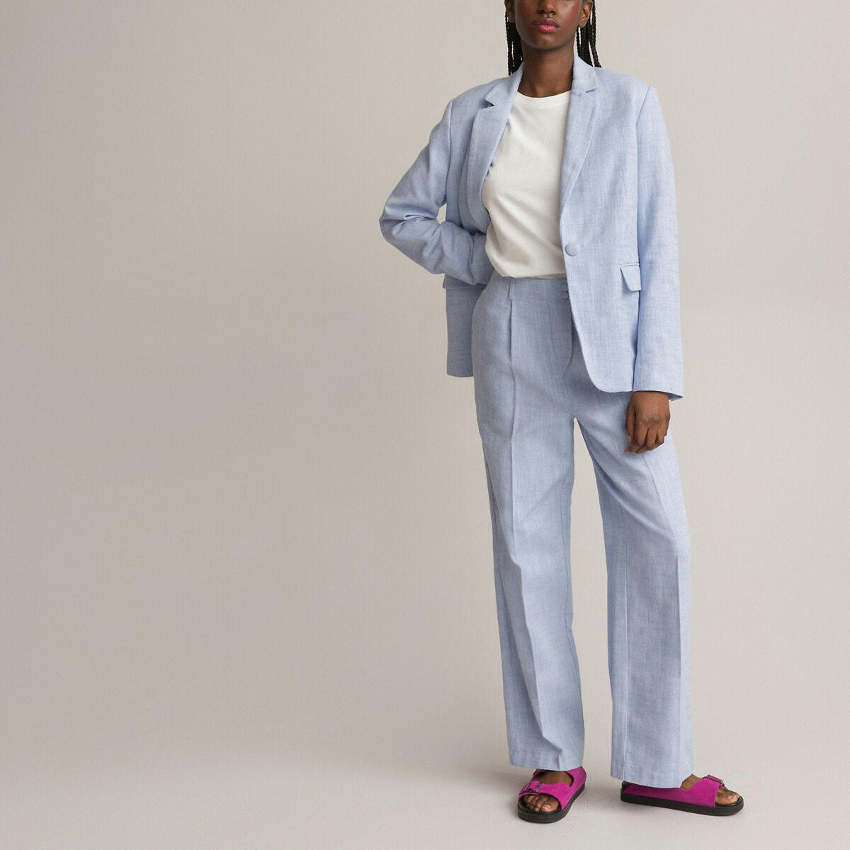 Pantalon large à pinces