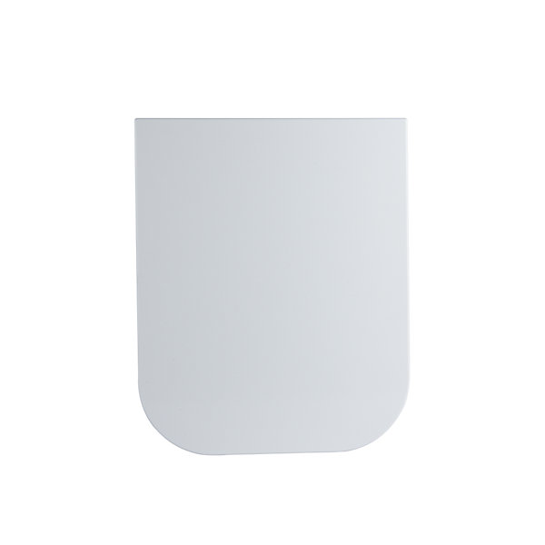 Housse De Toilette En Thermodurcissable Blanc, Forme Q Compatible