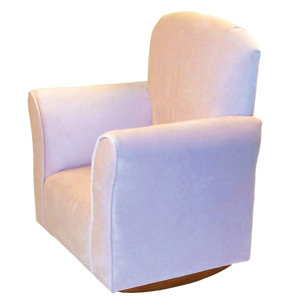 Toddler Rocker in Rose Microfiber