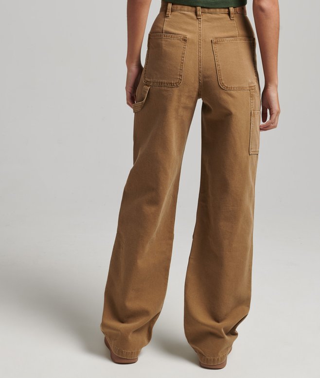 Wide Leg Carpenter Pants