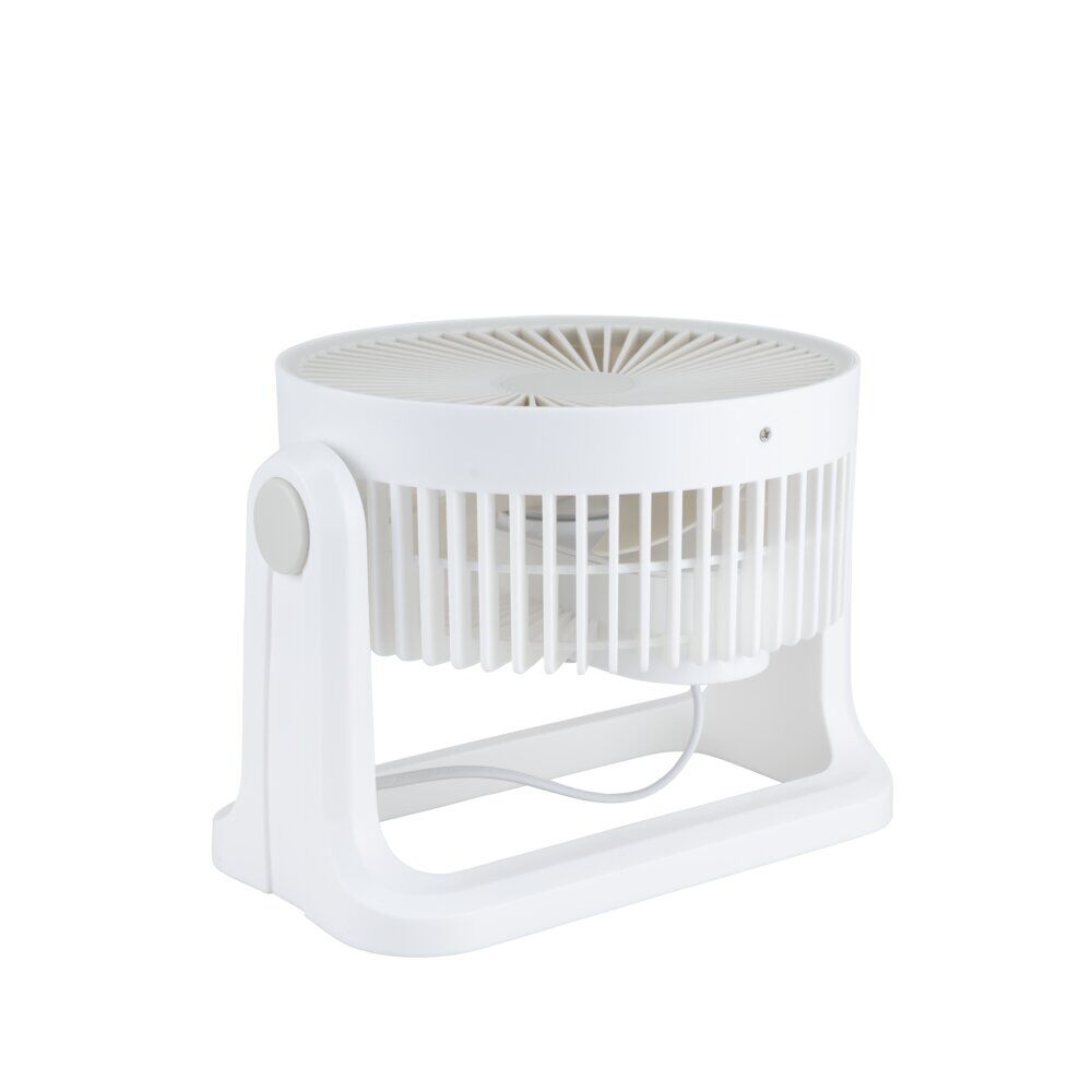 Ventilateur à poser Homday 3 vitesses inclinaison 90° 10W Ø20cm