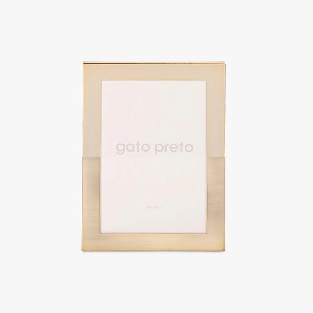 Moldura Tons Dourado 10x15 SHINY & BRUSHED