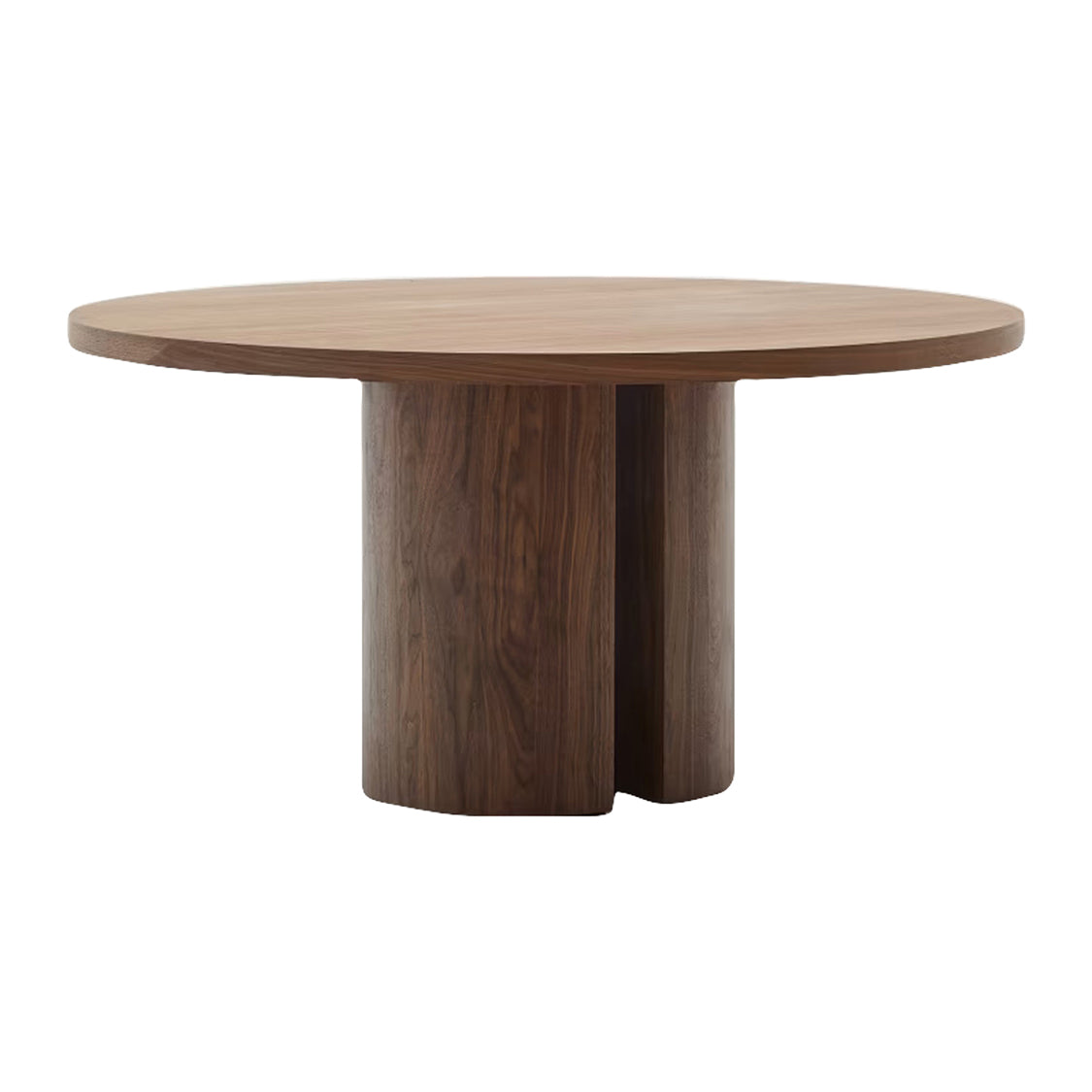 Kave Home Nealy Eettafel Ø 150 cm - Walnoot