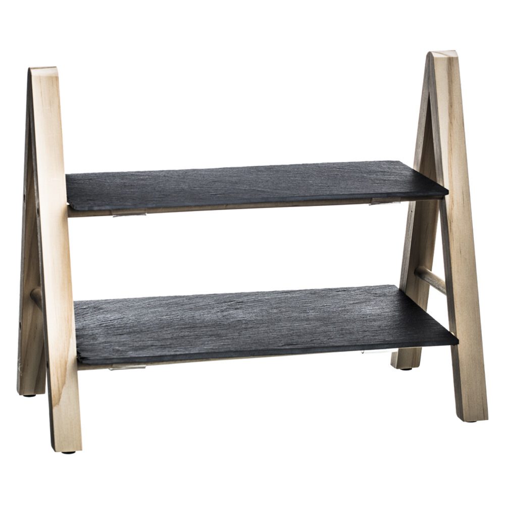 Tabuleiro para aperitivos 2 prateleiras