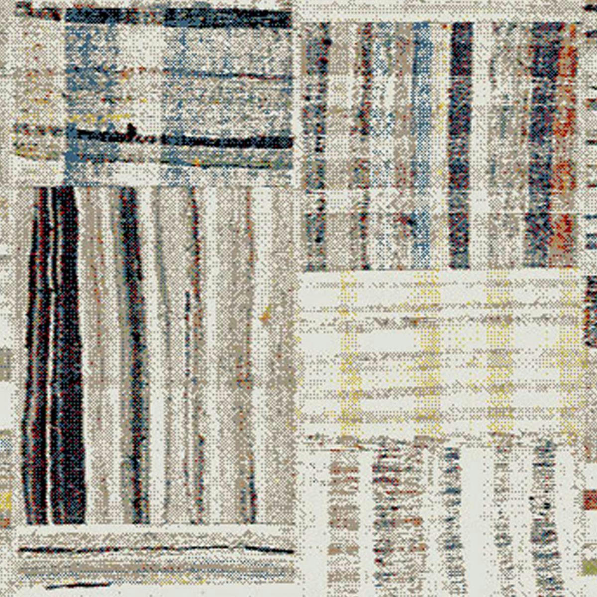 MOROCCO CARRE - Tapis berbère style beige 160x160 carré