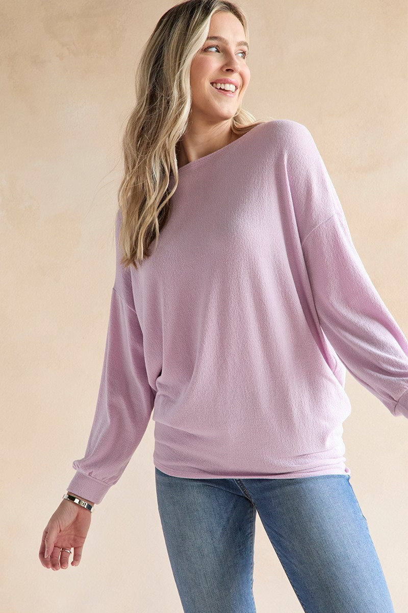 Alberta Cuff Sleeve Dolman Top