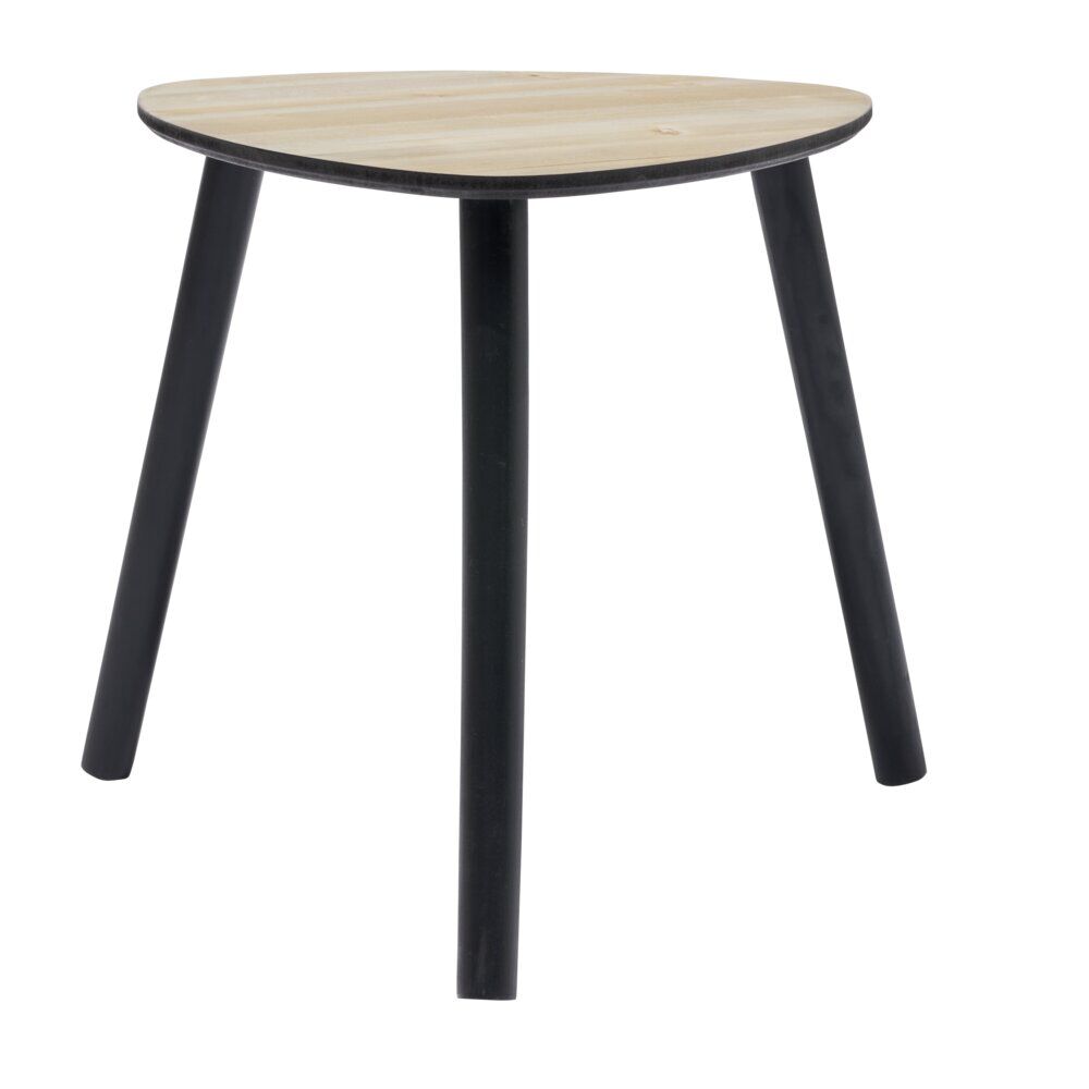 Bout de canapé Joseph marron Ø40xH39,5 cm