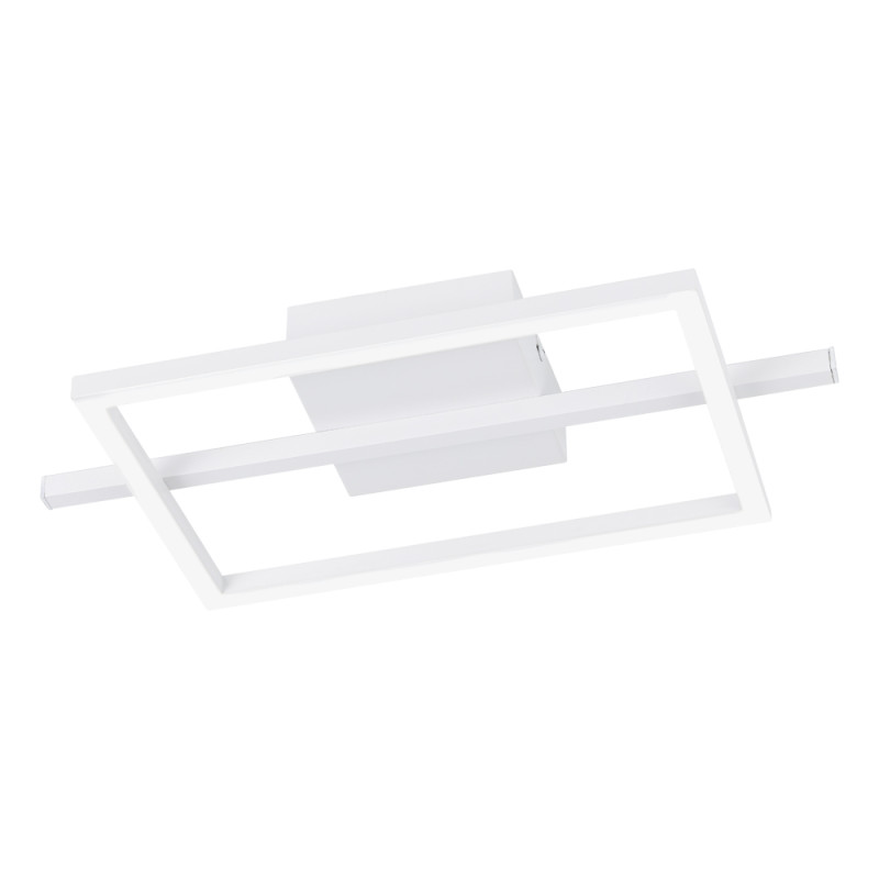 Plafonnier LED Amandolo rectangulaire blanc RGB 1900 lm 17 W EGLO