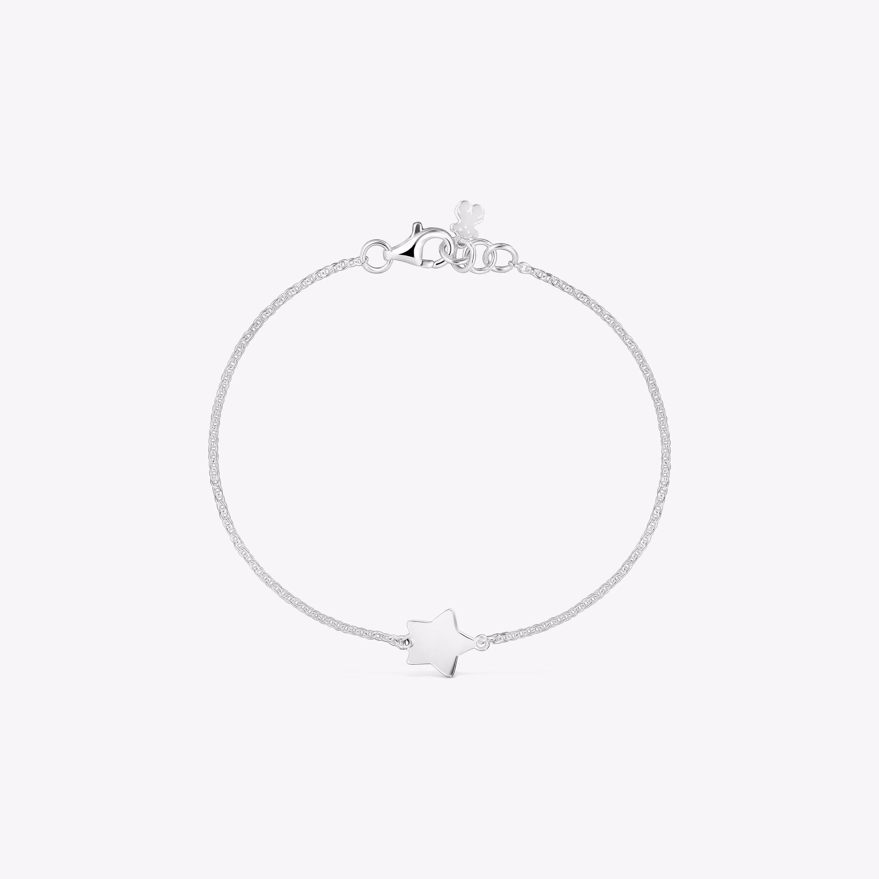Pulsera cadena estrella de plata TOUS Motivos