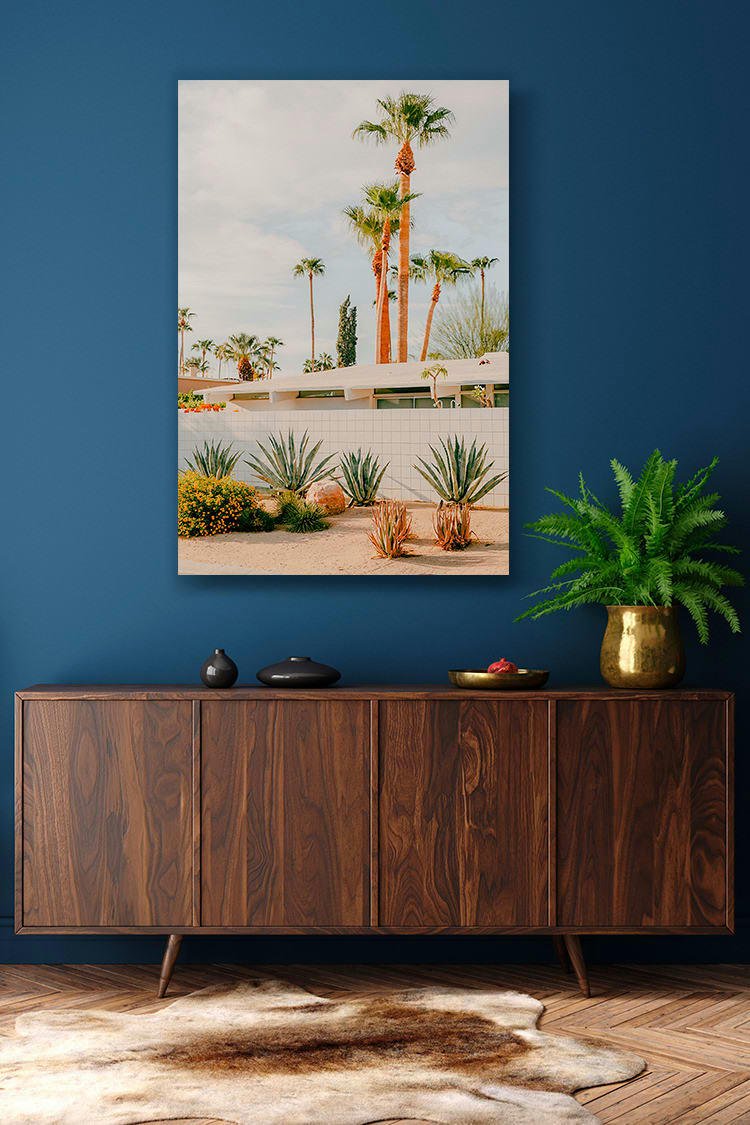 PALMIERS DORÉS - Photographie d'art d'Anthony Arbet 30x45 cm sur alu
