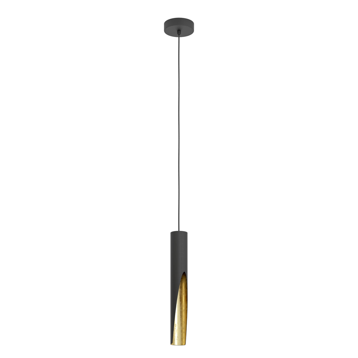 EGLO hanglamp Barbotto - gu10 - zwart, goud
