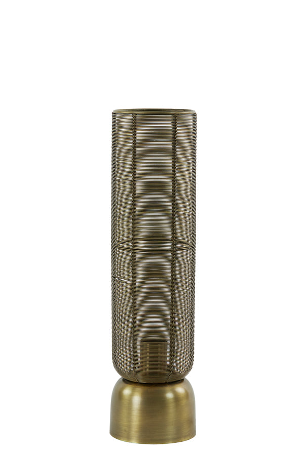 Light & Living tafellamp LEZUZA - 13.5x13.5x49.5cm - brons