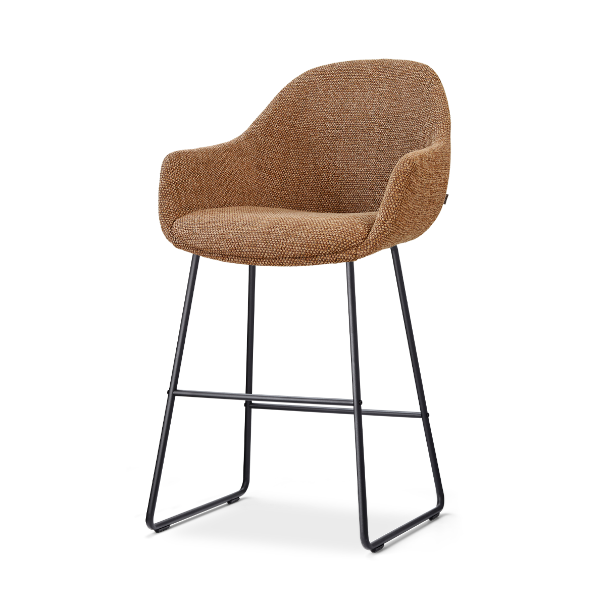Nolon Nino-Mae barkruk bruin blend - zwart onderstel - 65 cm