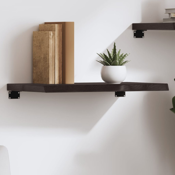 VidaXL Półka ciemnobrązowa 60x40x(2-4) cm